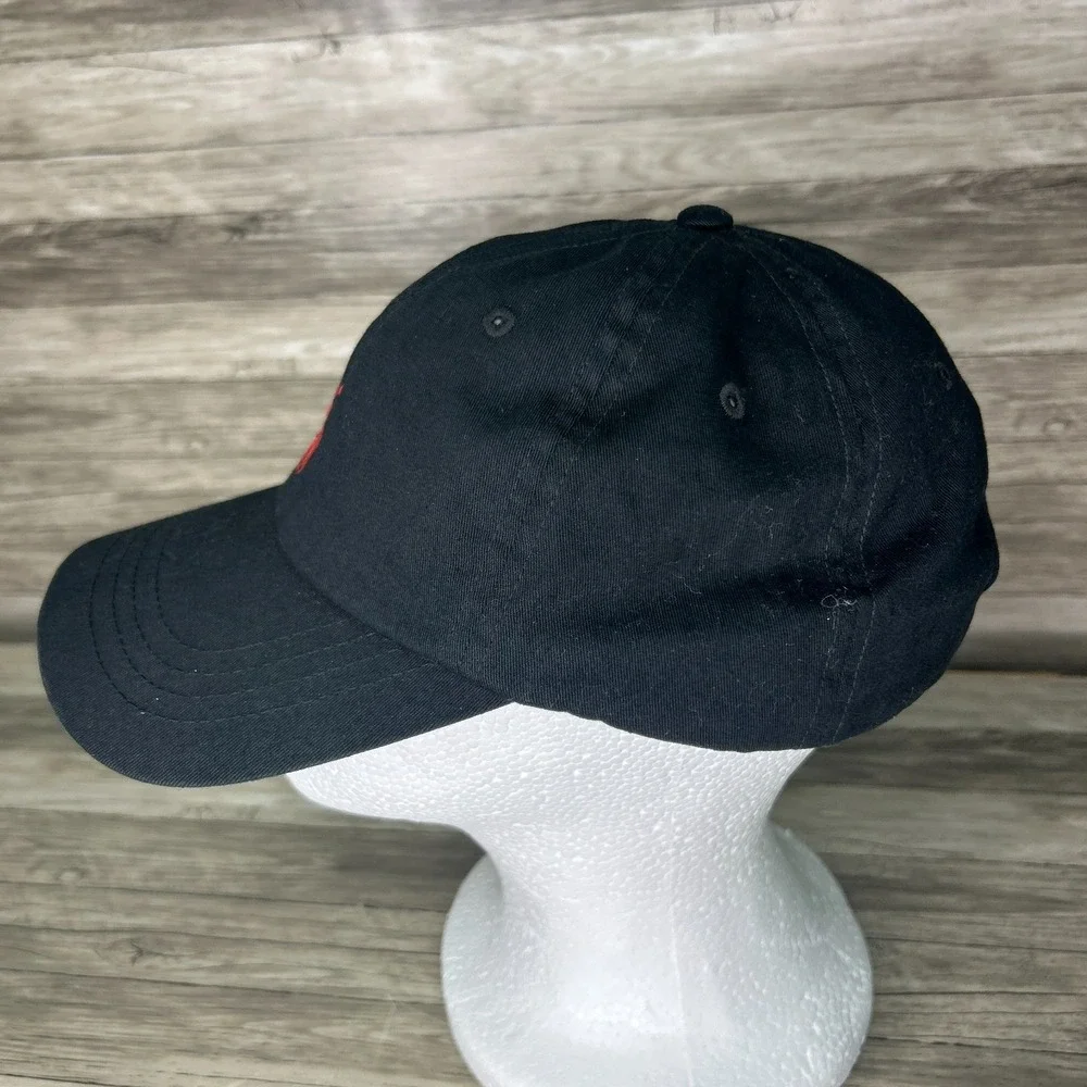 Polo Ralph Lauren Hat Black Red Pony Boys Youth Kids 8 - 20 Cotton Adjustable